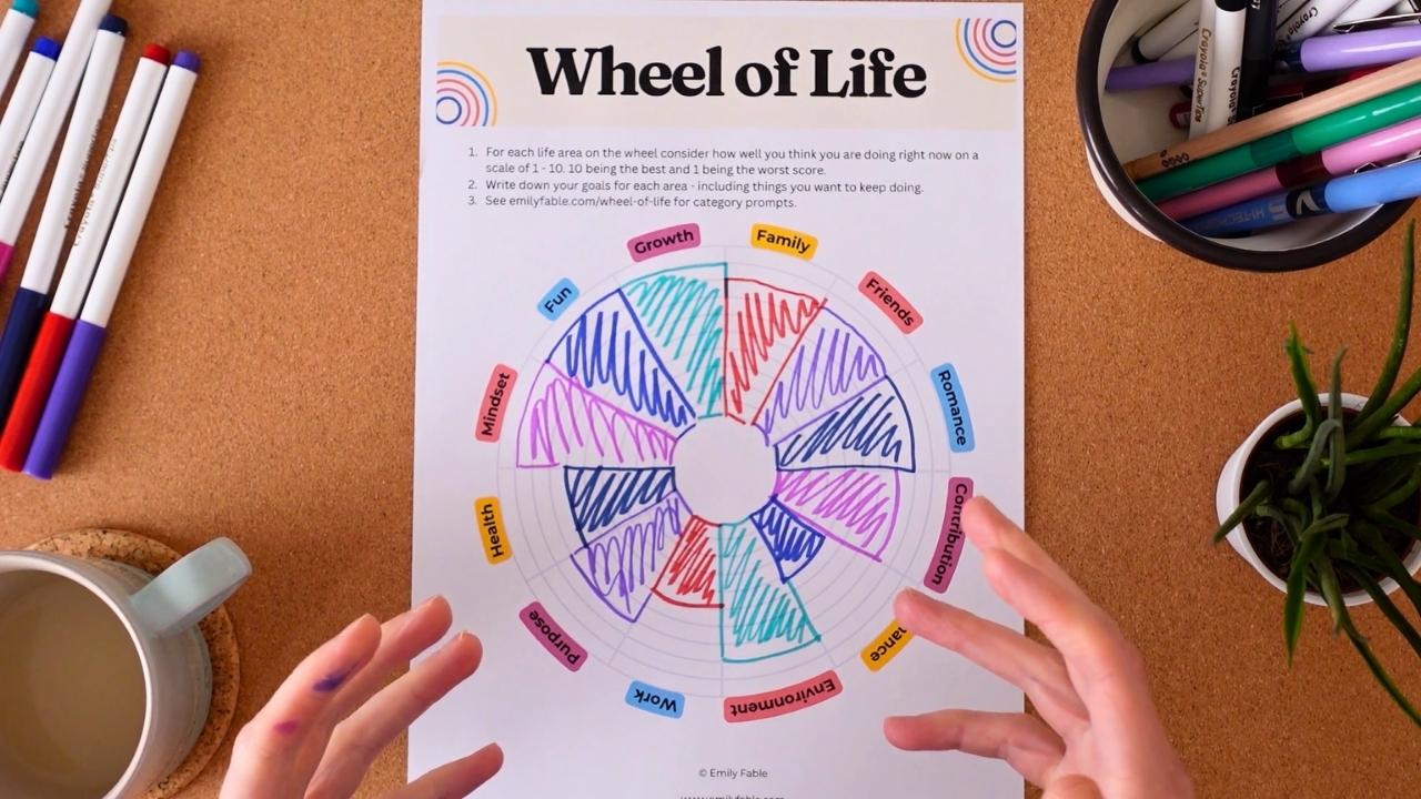 wheel of life activity