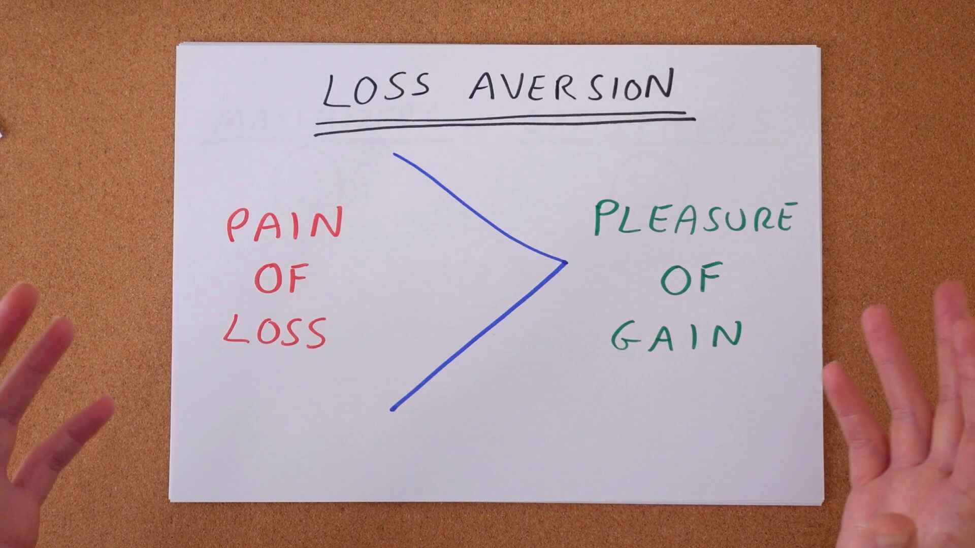 loss aversion pain of loss > pleasure of gain