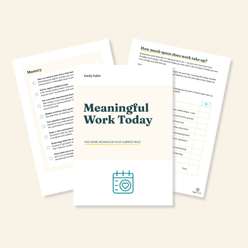 meaningful work today handbook